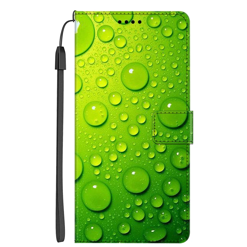 Elegant Flip Leather Wallet Cover with Stand - Premium Protection Case and Card Holder