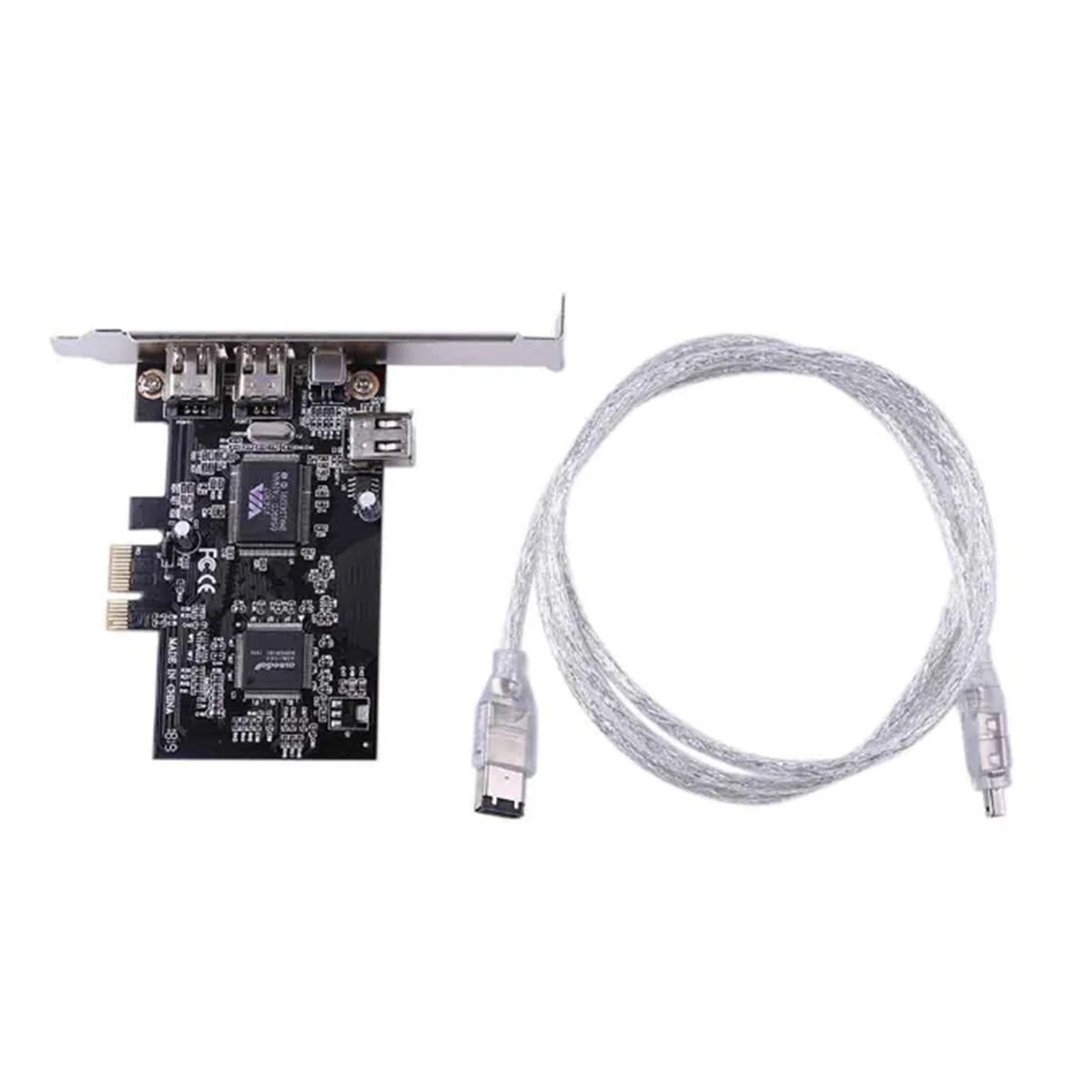 

PCIe 4 порта (3x6pin + 1x4pin) Firewire 800 IEEE 1394 высокоскоростная карта адаптера 800 Мбит/с бесплатно 6-контактный к 4-контактному кабелю