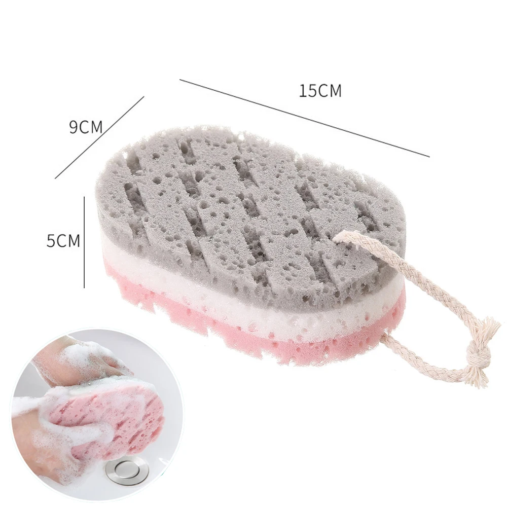 bath sponge-grey