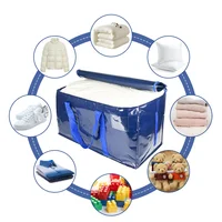 1-10PCS Large Storage Bag Knitted Quilt Clothes Bag Waterproof Moistureproof Luggage Packing Bag Foldable Clothes Storage Bag 2