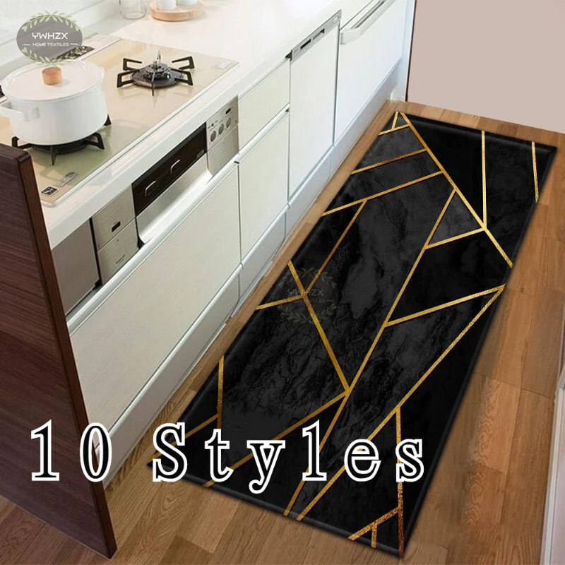 

Geometric Decor Entrance Doormats Kitchen Home Bedroom Carpet Anti-Slip Hallway Balcony Mat Fasion Confort Living Room Rugs