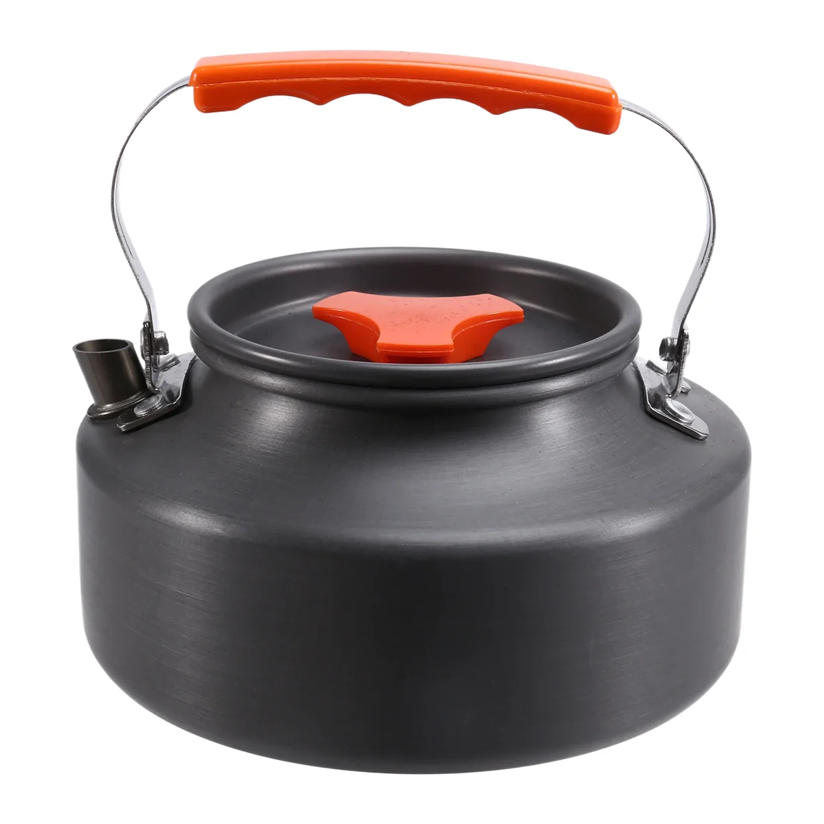 BAAU 1.1L Aluminum Alloy Outdoor Portable Quick-Heat Water Kettle for Outdoor Camping Cooking