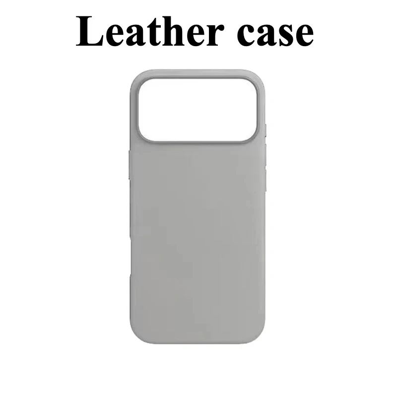 Leather MagSafe-Compatible Wireless Charging Case - Anti-Drop Protection
