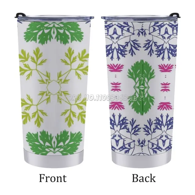 A Herb Garden Travel Coffee Bögre 20 Oz Autó Csésze Tea Kávé Bögrék Pecsétek Fedelet - Image 3