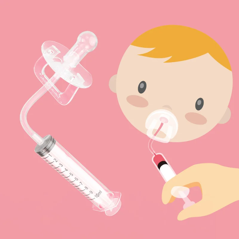 Baby Dropper Dispenser Transparent Pacifier Smart Medicine Needle Feeder Squeeze Kids Feeding Utensils |
