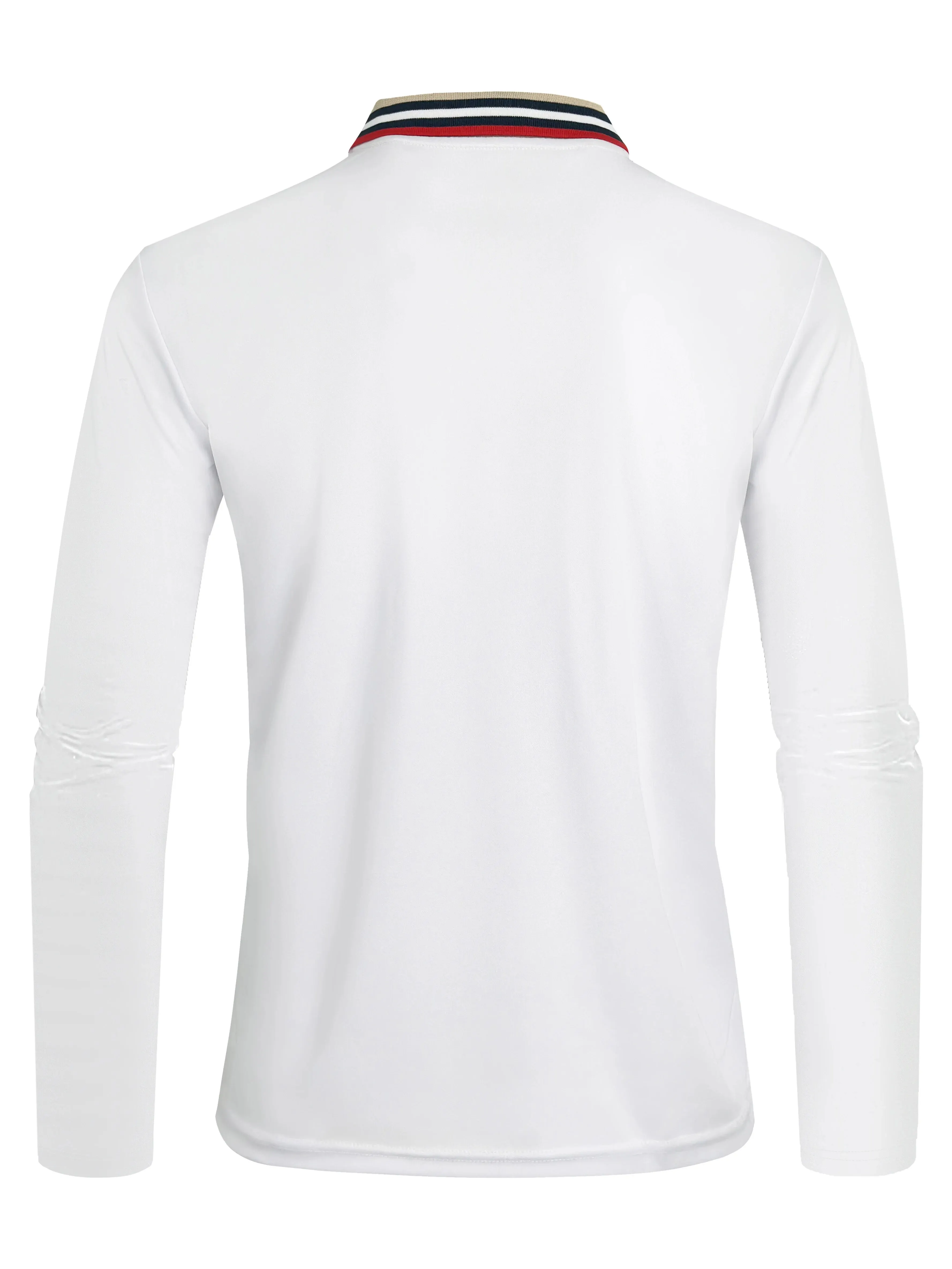 Spring and Autumn Men's Polo Long sleeve Business Casual Top