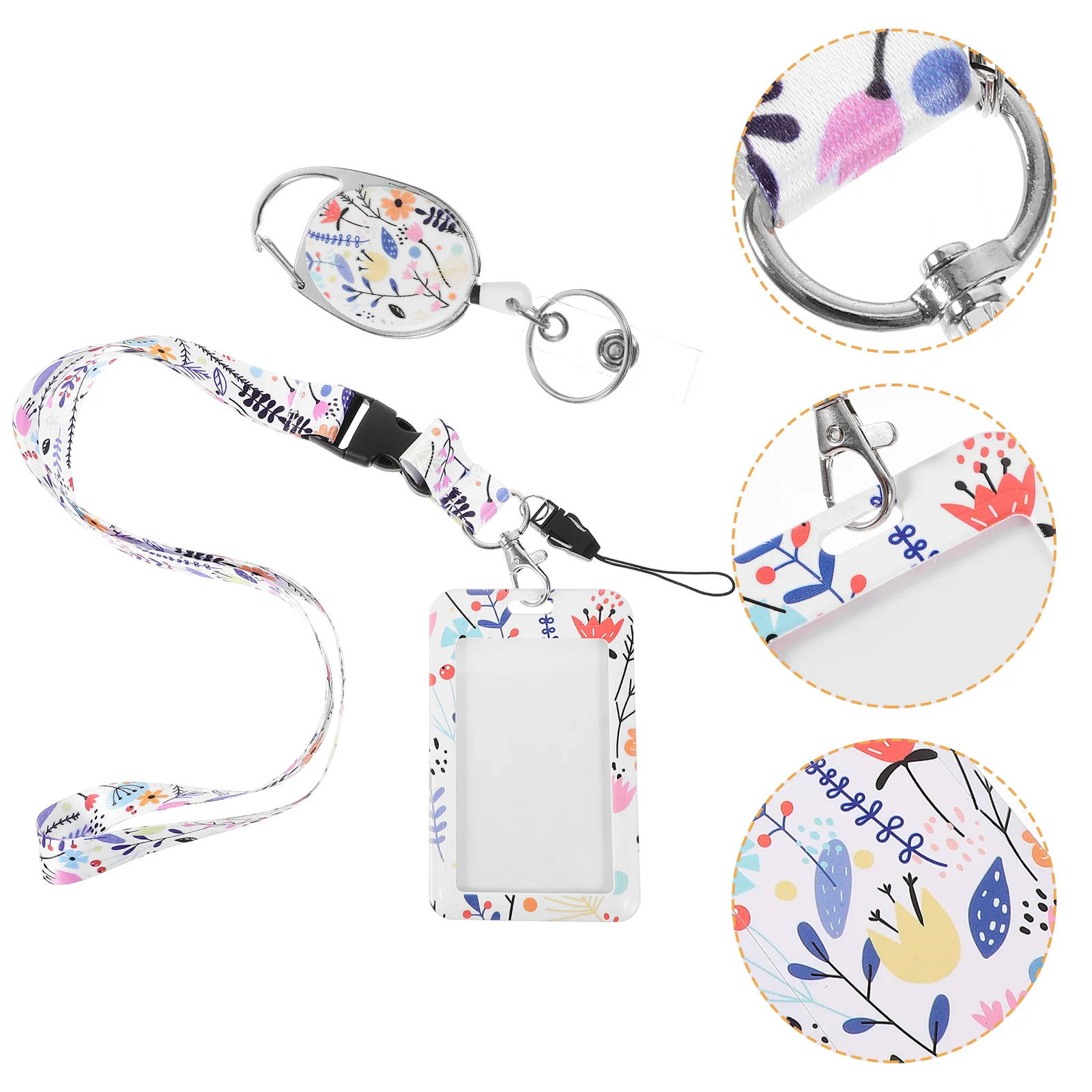 

The Office Supplies Name Tag Holder Id Badge with Lanyard Credit Card Physician Anti-scratch Case Abs Teacher