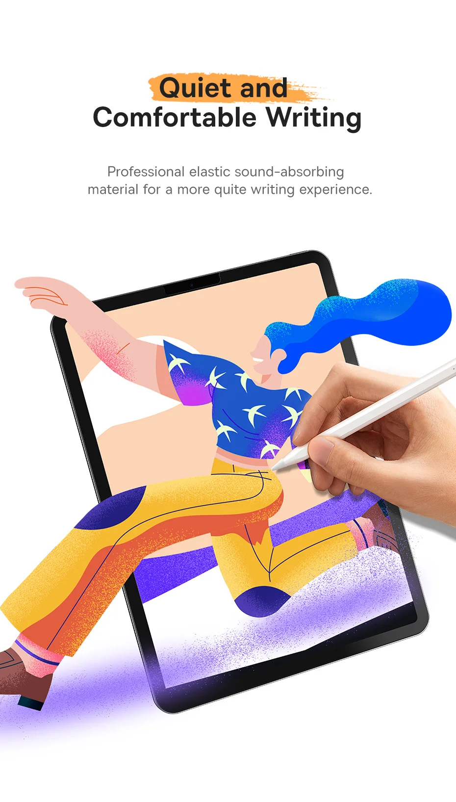 Baseus Smooth Writing Series Stylus Pen Tip Silicone Cover 12 pics description image 3