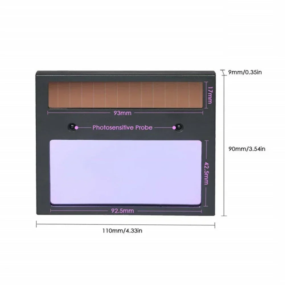 Solar Auto Darkening Replace Welding Lens Panel Eye Protection Welding Helmet Mask Lens Professional Clear Window For
