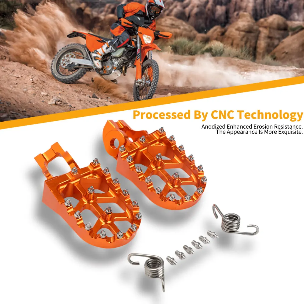Motorcycle Gear Shift Foot Lever Footpegs Footrests Foot Pegs Pedals For KTM SX EXC EXCF SXF XCF 250 300 350 motorcycle accessories motorcycle footrests motorcycle foot pedals
