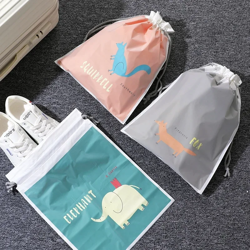 Cartoon Cute Large Capacity Waterproof Drawstring Bag Mother Outdoor Portable Storage Bag Travel Organizer Diaper Bags diaper bag