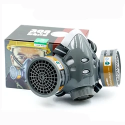 Dual Filter Anti - Fog Half Face Respirator for Home and Industrial Safety (Mask)