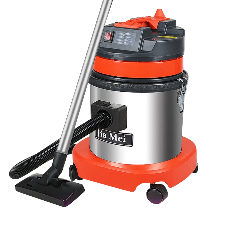 15L Household Vacuum Cleaner Vacuum Cleaner Wet and Dry Stainless Steel Bucket Type