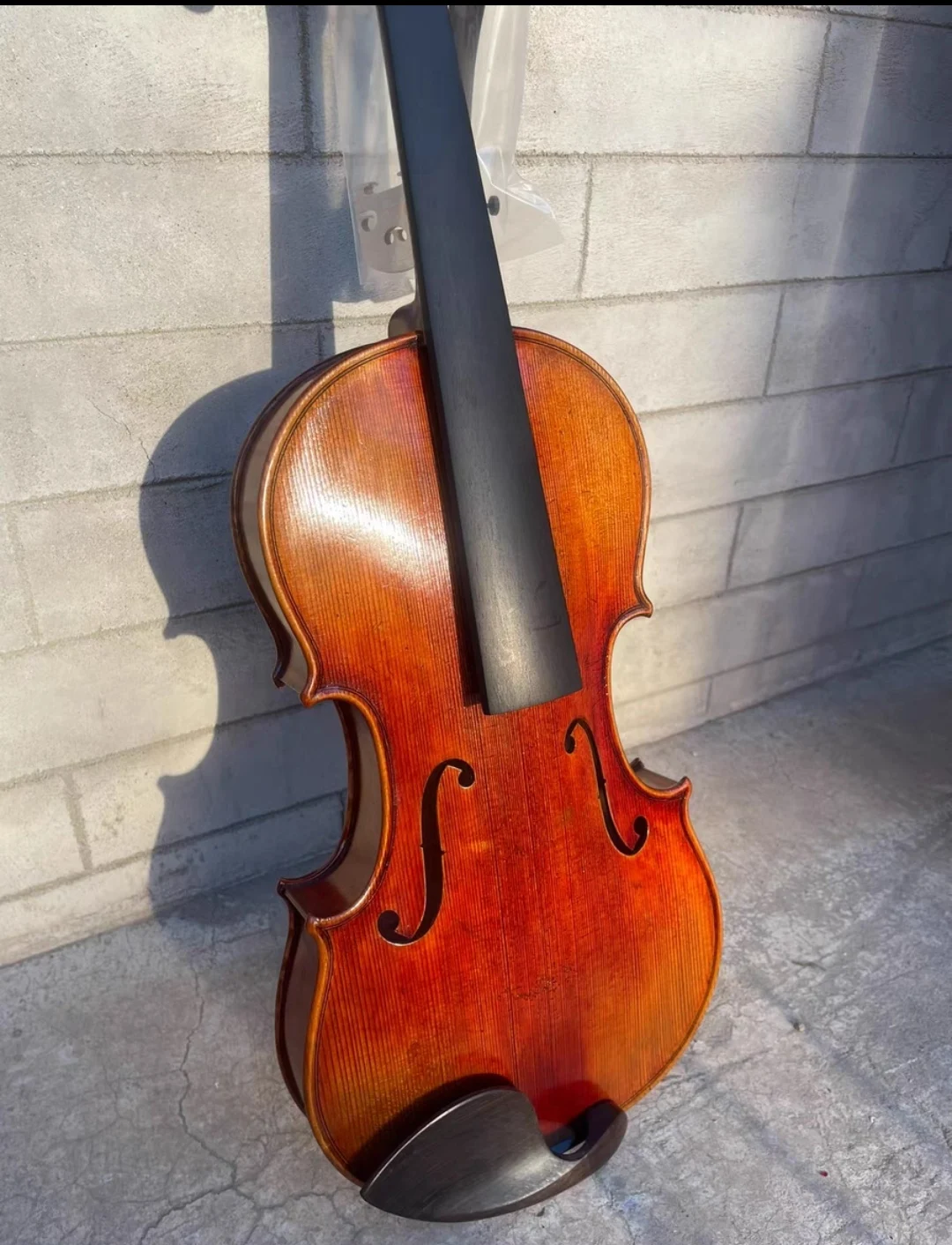Strong tone！Handmade single-board violin 4/4 Deep Red Dragon Bone Blood Stradivarius 바이올린 كمان vionlin musical instrument violin