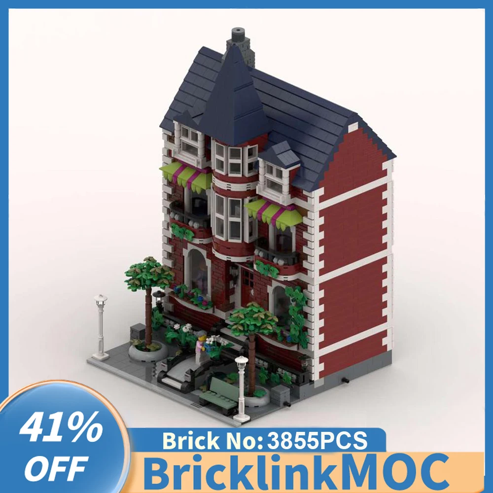 

NEW 3855PCS City Hot Selling Street View Moc Modular Villa Picarde Building DIY creative ideas Children Toy birthday Gift Blocks