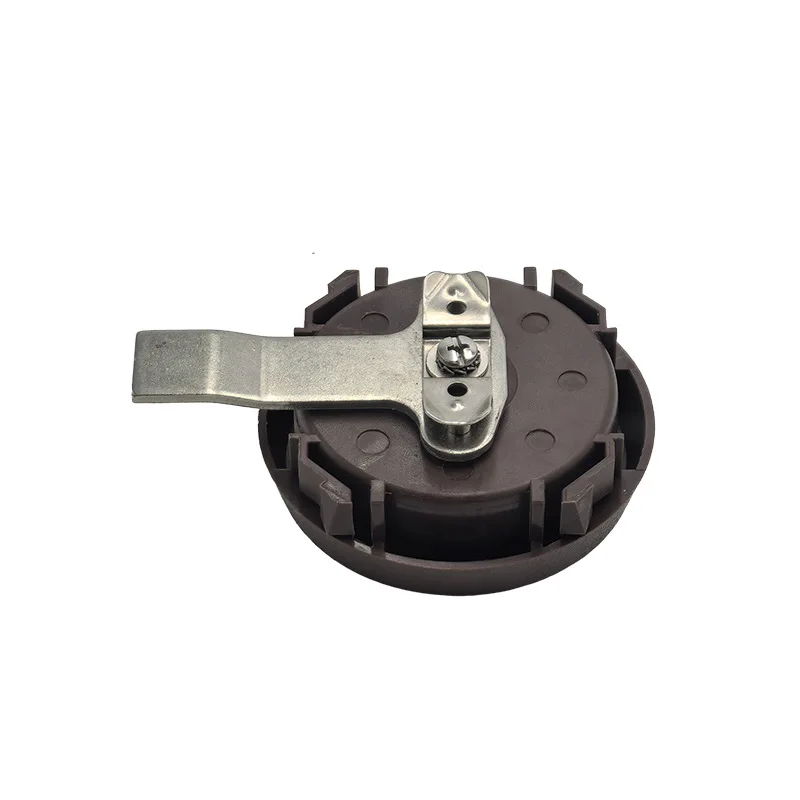 Round panel mechanical disc latch locker lock