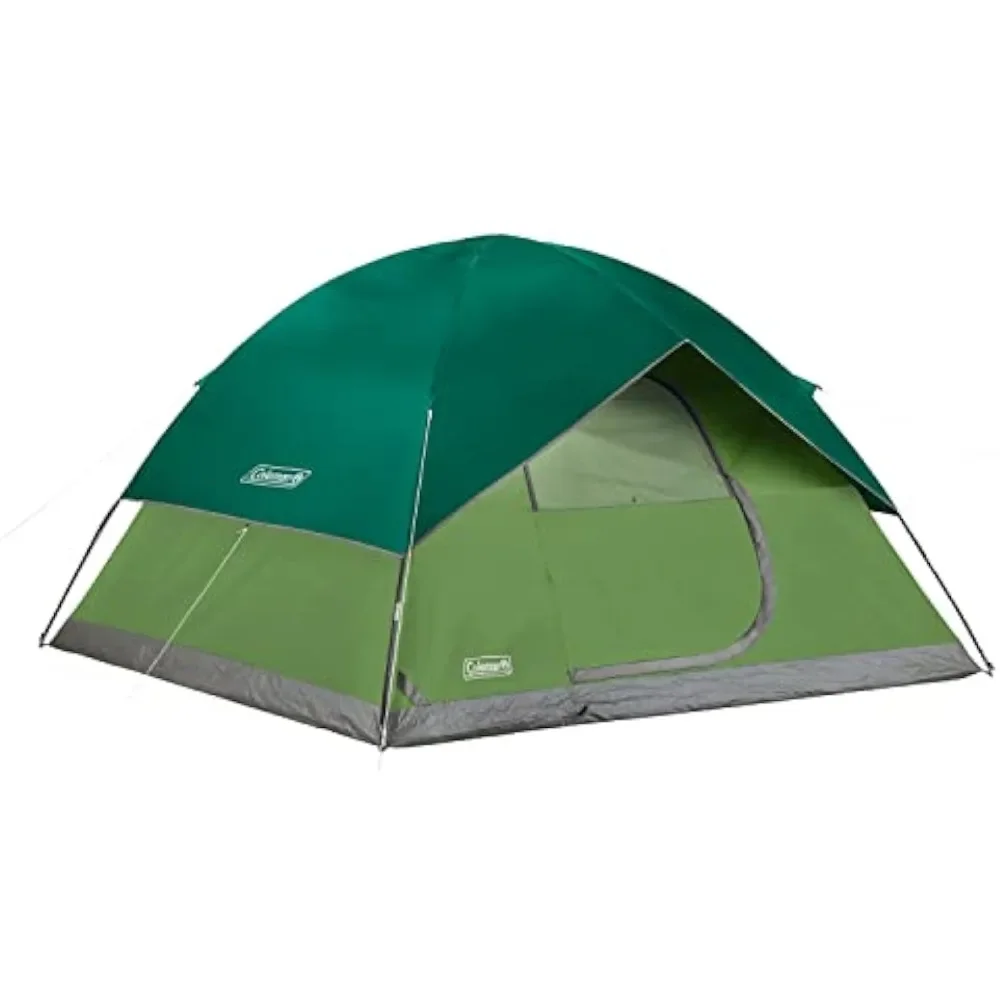 Coleman Sundome Camping Tent,6 Person Dome Tent with Easy Setup, IncludedFloor to Block Out Water Freight free