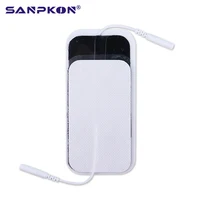 20pcs 5x9 Size/2mm Plug Reusable Tens Electrode Pad For Pulse Digital Acupuncture Therapy Massager/Electrical Muscle Stimulator 1