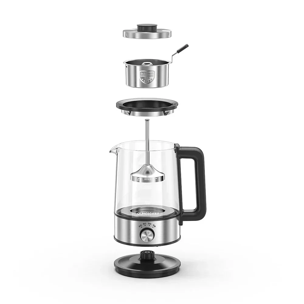 Electric Kettle Coffee Maker Glass Tea Maker Electric Coffee Heater Steam Teapot Automatic Turkish Tea Pot Water Boiling Cooker