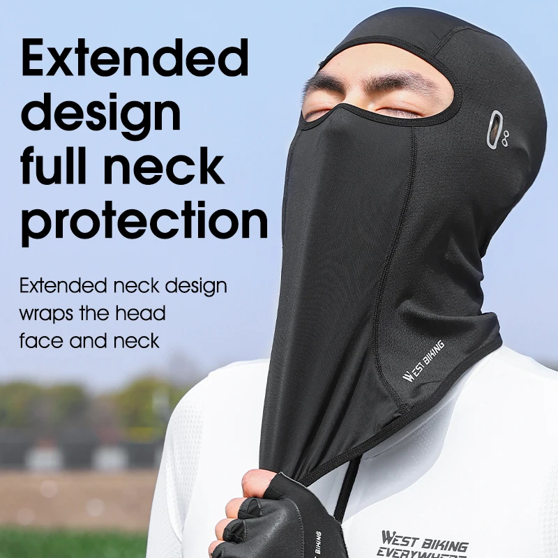 WEST BIKING Summer Outdoor Cycling Cap UV Protection Hat Men Bicycle Motorcycle Balaclava Running Hiking Cooling Sport Gear 4