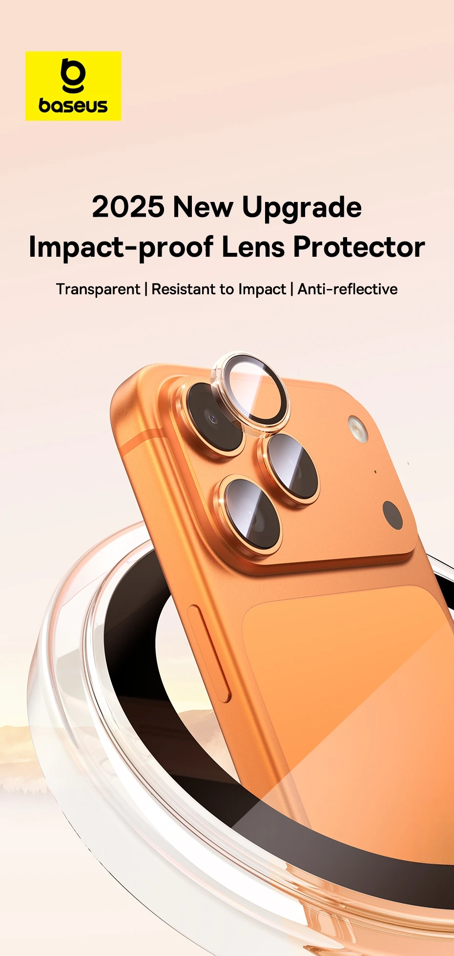 Baseus Corning Lens Screen Protectors for iPhone 17