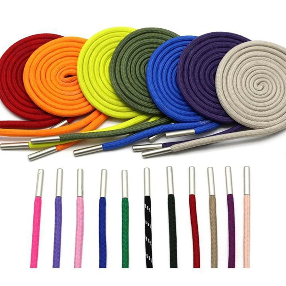 Braided Round Twisted Cord for Fashion and Craft Projects - 140CM, 5MM, Solid Color