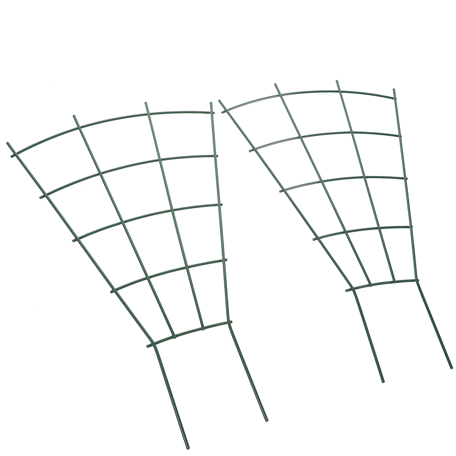 

2 Pcs Plant Climbing Stand Supporting Flower Arrangement Plants Perlite for Metal Trellis Decorate Rack Garden Iron Vine Green