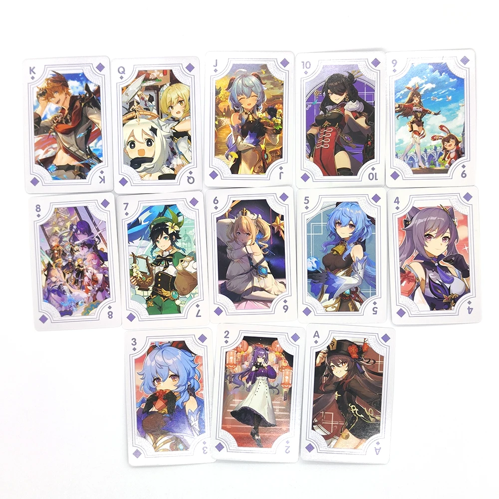 Hot Game Genshin Impact Tarot Cards Poker Diluc Klee Zhongli Friends  Gathering Leisure And Entertainment Props For Fans Gifts - Key Chains -  AliExpress
