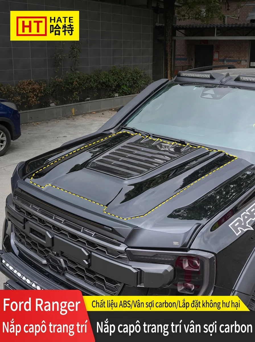 HATE | 23-25 Ford Ranger Engine Hood Decorative Sticker Giá 5,978,000 Đồng*Miễn phí vận chuyển