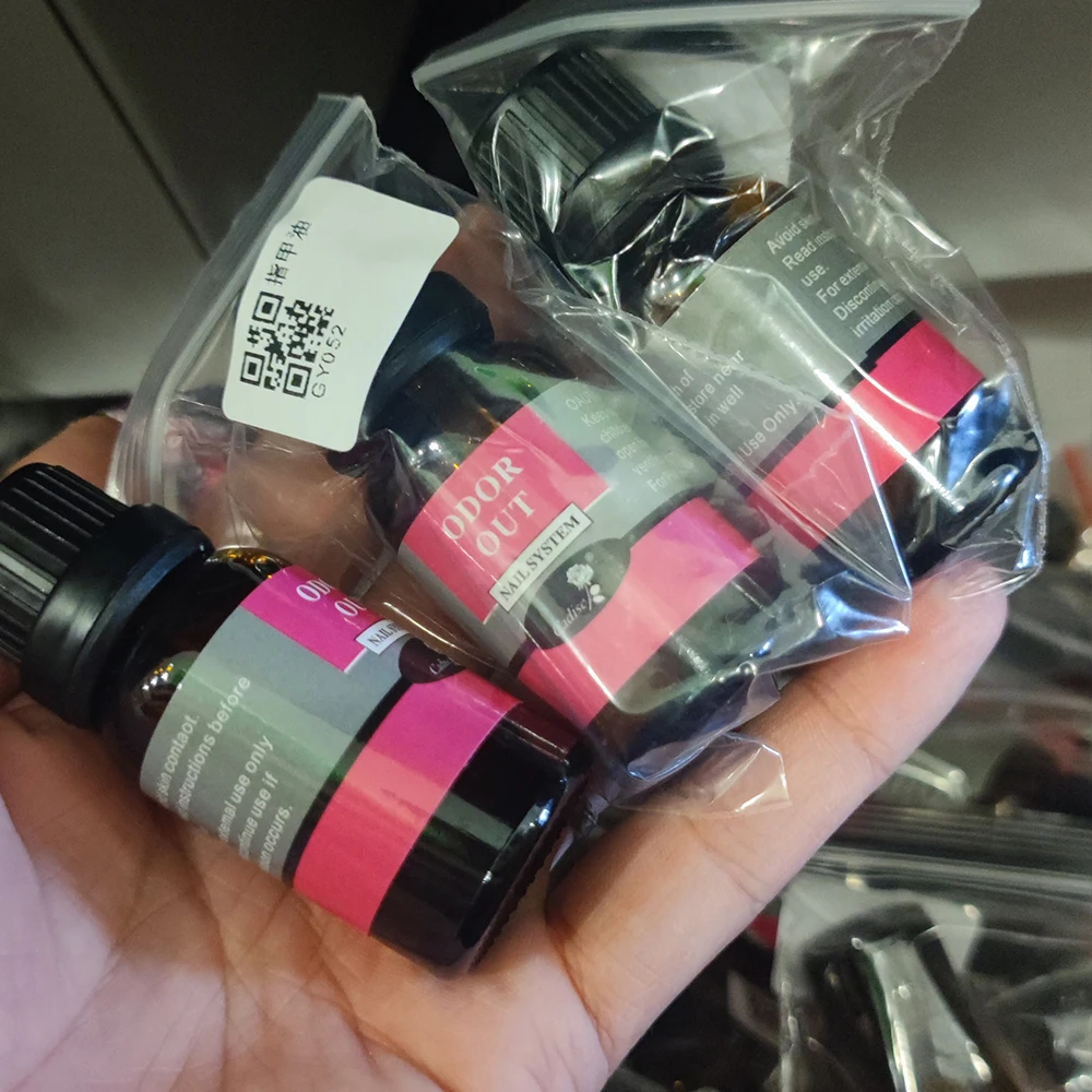 15ml Nail Art Acrylic Liquids ODOR OUT Odorizer Nail Art Fragrance Odorizer Remover For Monomer Deodorize Essential Oils 5
