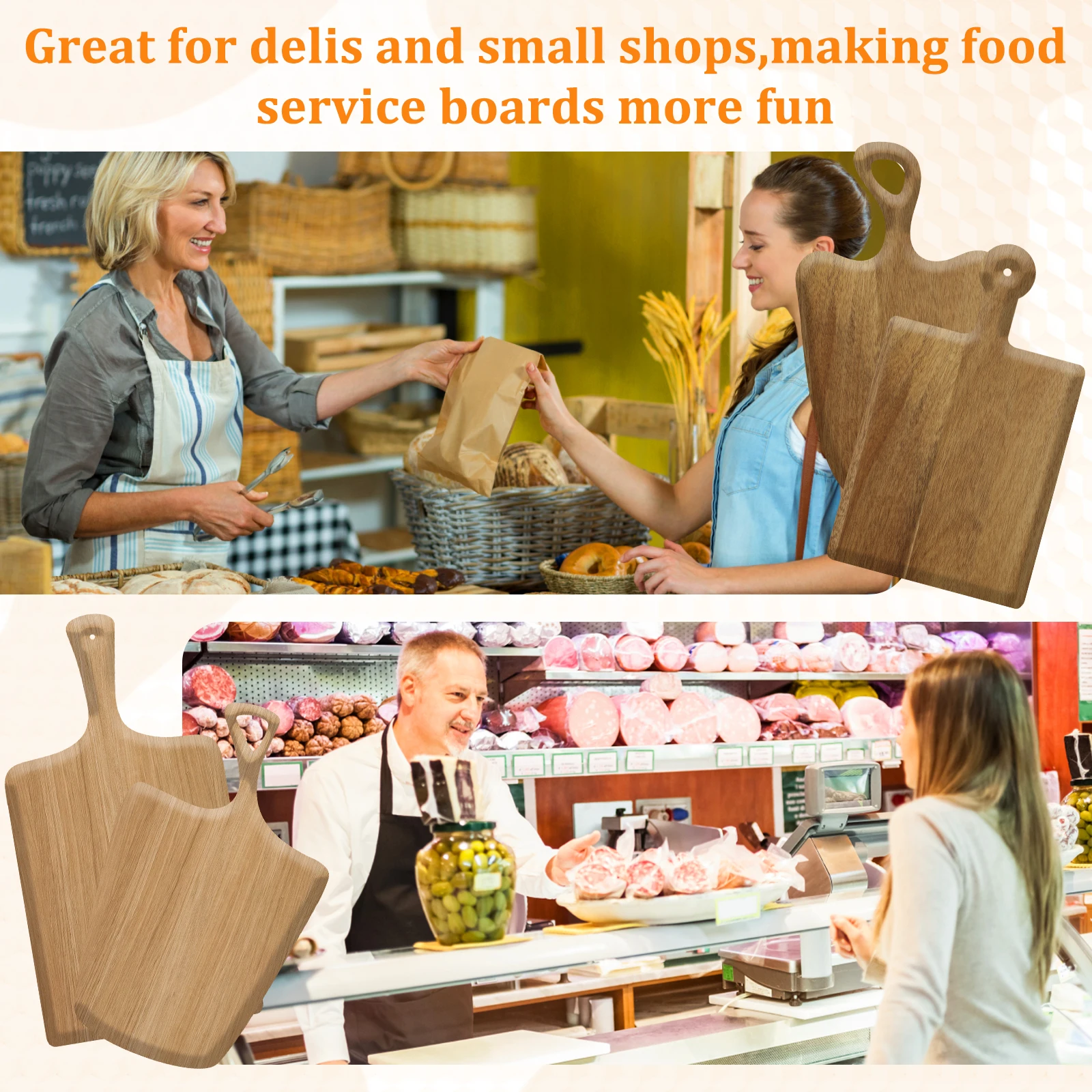 Cutting Board Handle Template Set 6Pcs cutting board handle template