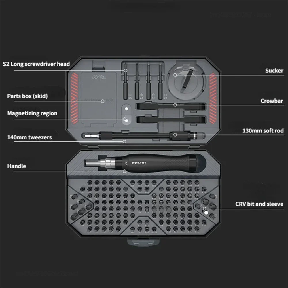 

Repair Driver Magnetic NEW Phone Mobile Screw Precision in for Tools Screwdrive Set Screwdriver 2024 Bits 145 Kit Hand 1