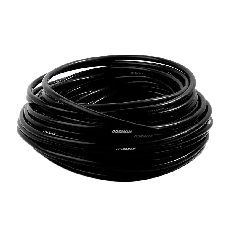 Inner Diameter 3mm, 4mm, 5mm, 6mm, 8mm Silicone Vacuum Tube Hose, Universal Runsco Auto Parts Pipe Black - Image 3