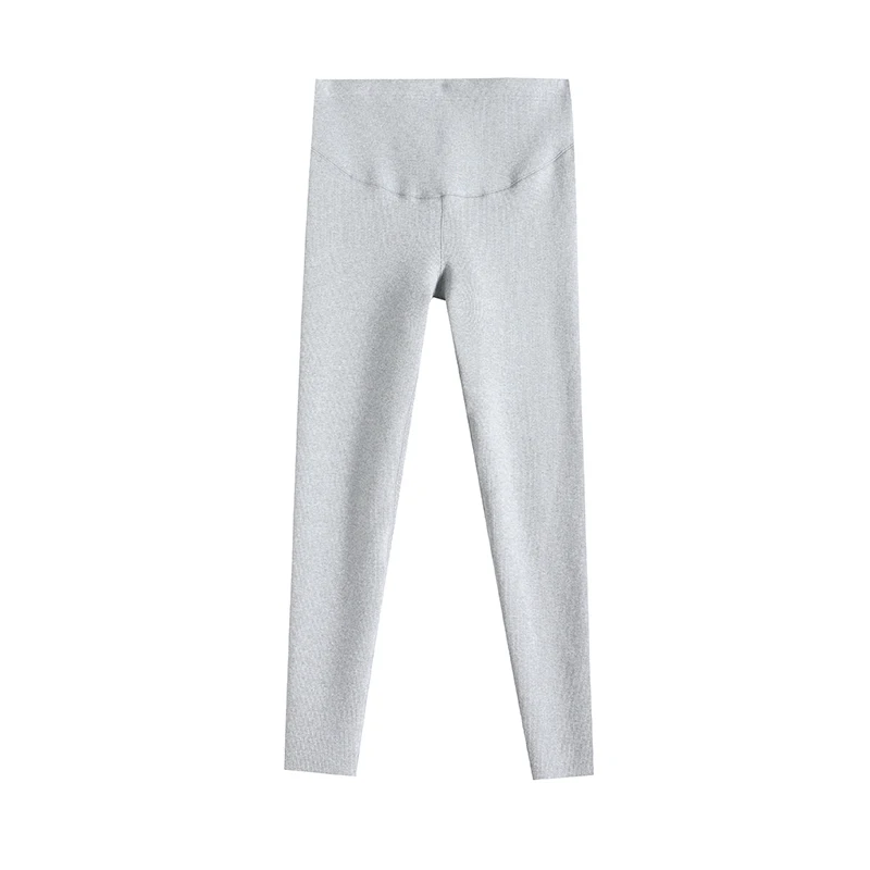 Autumn Winter Thick Plus Velvet Fleece Cotton Legging Maternity High Waist Support Pencil Pants for Pregnant Women Y2K Pregnancy