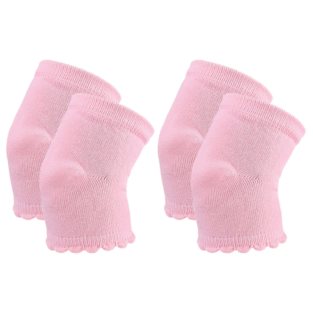

2 Pairs Gel Elbow Pads Foot Moisturizer Socks Heel Workout Protector Sports Spandex Toeless For Women Moisturizing Women's