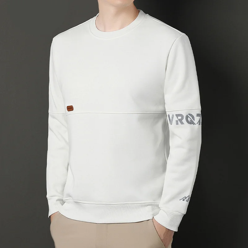 Herren Pullover Langarm Rundhalsausschnitt Lässig Weit Geschnitten_voghion.com