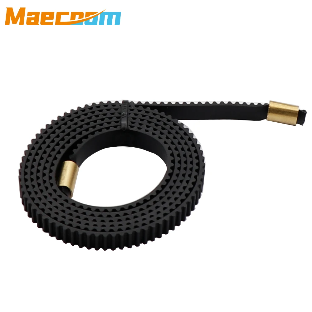 2pcs X + Y 축 동기 벨트 Gt2-6Mm X 765Mm + Y 720Mm Creatity Ender 3 3D 프린터 부품 용 폐쇄 루프 타이밍 벨트 터미널
