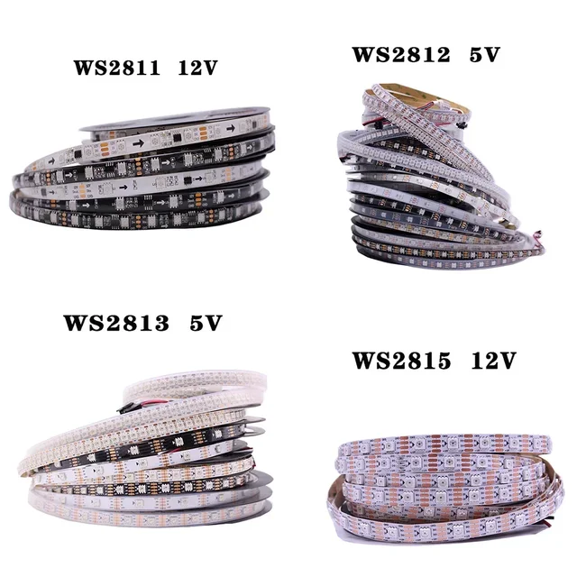 개별 주소 지정 가능한 WS2812B/WS2813/WS2815/WS2811 RGB LED 스트립: 환경을 밝히는 혁신