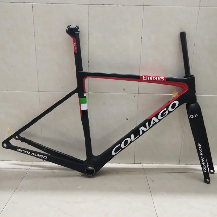 Cadre + Fourche Vélo Route Simplon Kiaro Carbone - 47 Cm Blanc - Neuf