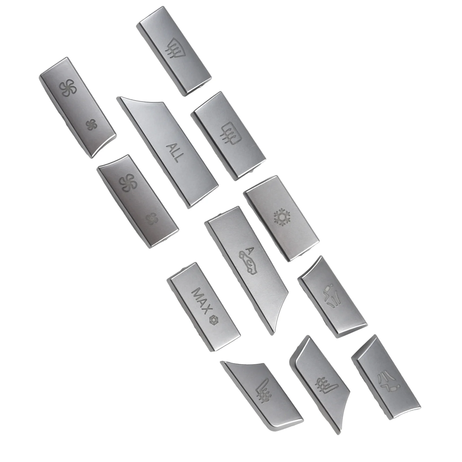 

12pcs Car Center Air AC Control Button Cover Trim For BMW 5 6 7 F10 F07 F01 F06 F12 520i/523i/528i/528i XDrive/530i/535i/535i