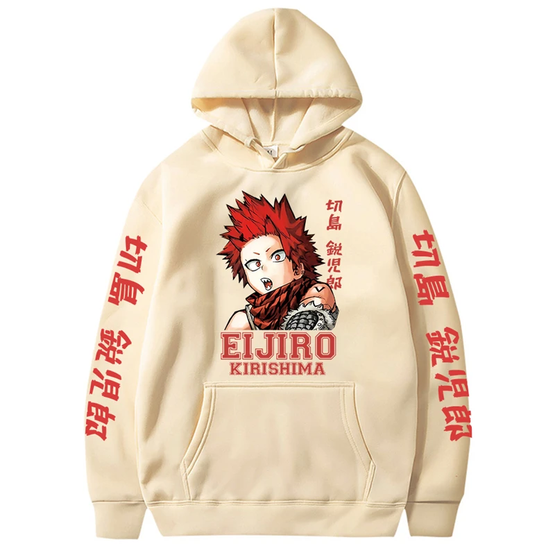 Hero Academia Kirishima Kirishima Jumper Eijiro Kirishima Academia