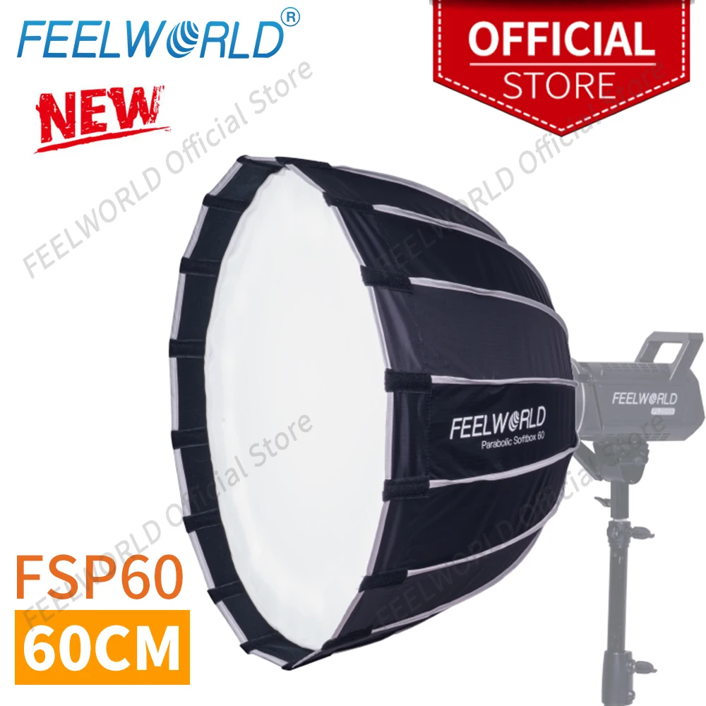 Feelworld Fsp60 60Cm Photo Portabe Bowens Mount Octagon Ombrello Softbox Parabolic Deep Honeycomb Grid Outdoor Per Flash