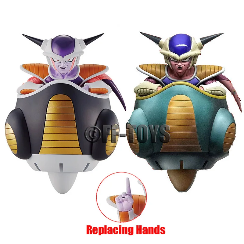 Pressa Dragon Ball Z Freezer Pod Figure Frieza First Form Replacment Hand Pvc Action Figures Regalo Giocattolo Da Collezione