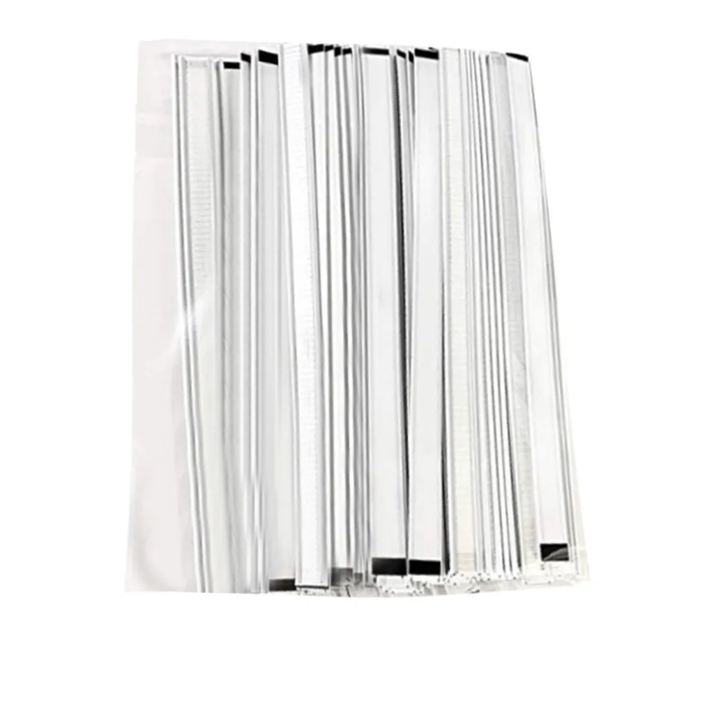 Bag White Coffee 100pcs strip Sealing Peel Ties Plastic Ties and Tin Stick Tools & Home Improvement Office Organization Drawers 2