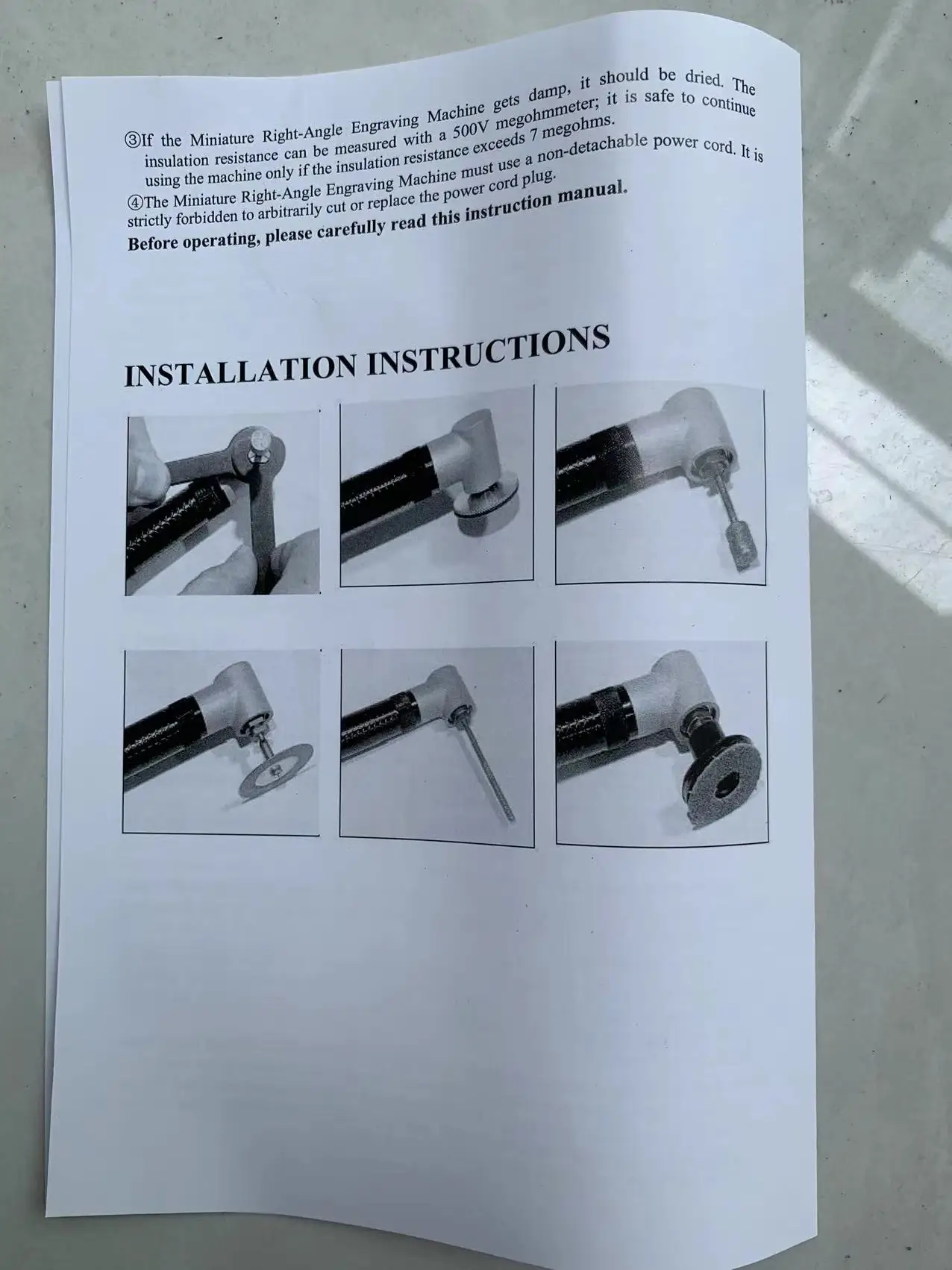 1Set Elbow Hand Piece Shaft Use for 3mm Electric Grinder Transfer Head Part 2.35 3.175mm