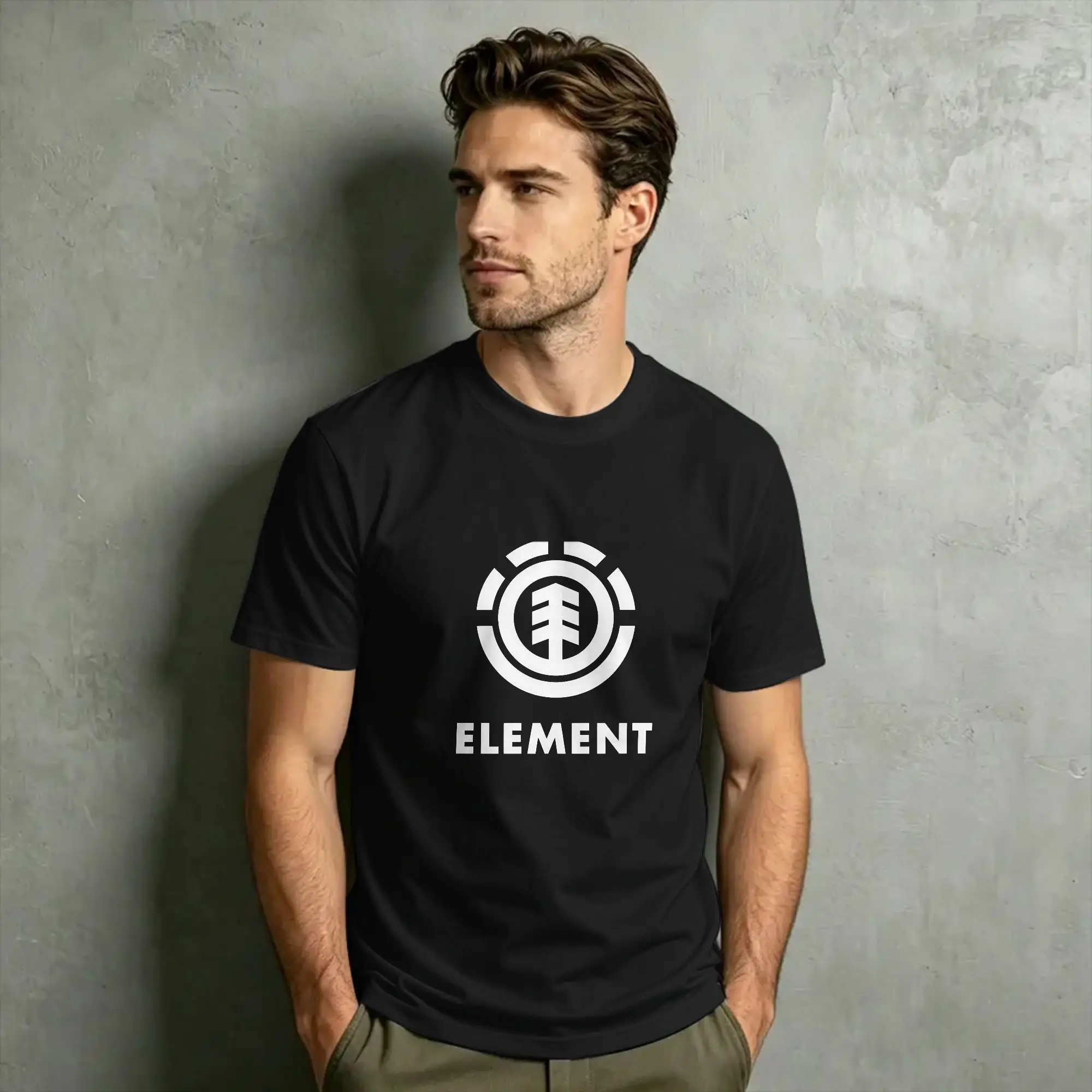 Herren-T-Shirt „Element Of Surprise Periodic Table Nerd Geek Science“ aus 100 % Baumwolle, einzigartiges Kurzarm-T-Shirt mit Rundhalsausschnitt