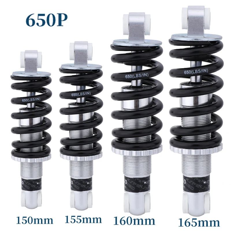 KS Bicycle Rear Shock Absorber 650 Pound Bike Suspension Spring Shock
