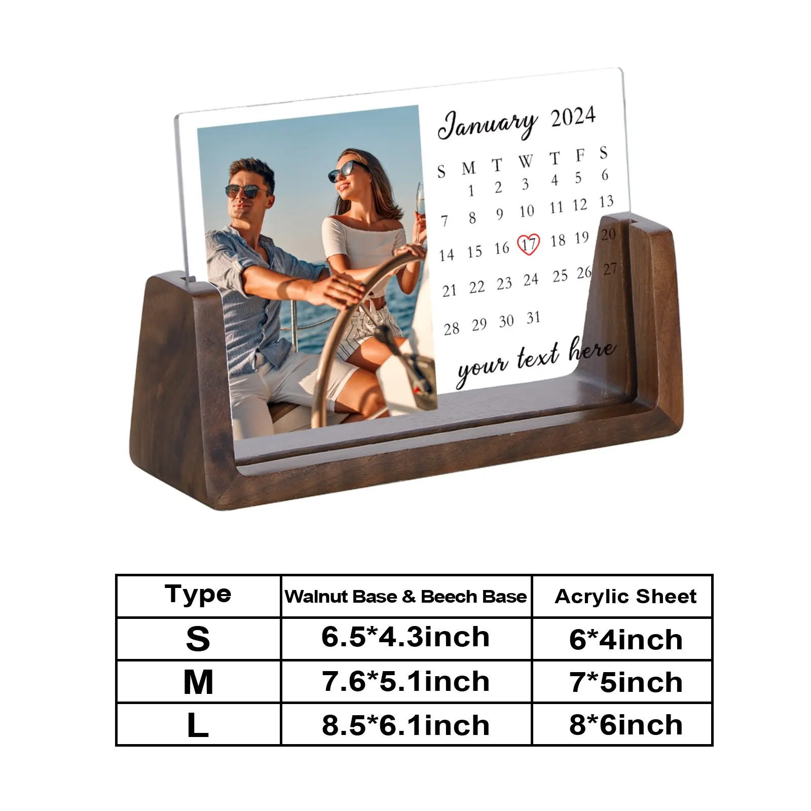 Frame Design Calender Custom Photo Calendar Frame | Gifts Flash