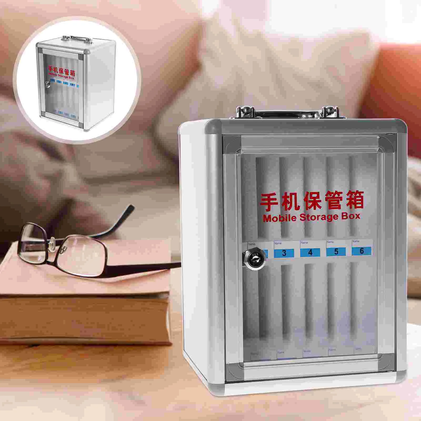 스마트폰 모바일 금고 보관 거치대 셀 포켓 차트, 알루미늄 합금 캐비닛 사물함, 교실 정리함 직원용, 12 슬롯