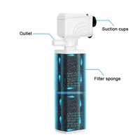 3 in 1 Aquarium ปั๊มกรองเงียบถังปลา Submersible Air ออกซิเจน Aerator Aquarium Air ปั๊มน้ําเปลี่ยนปั๊ม Wave Maker 220v 2